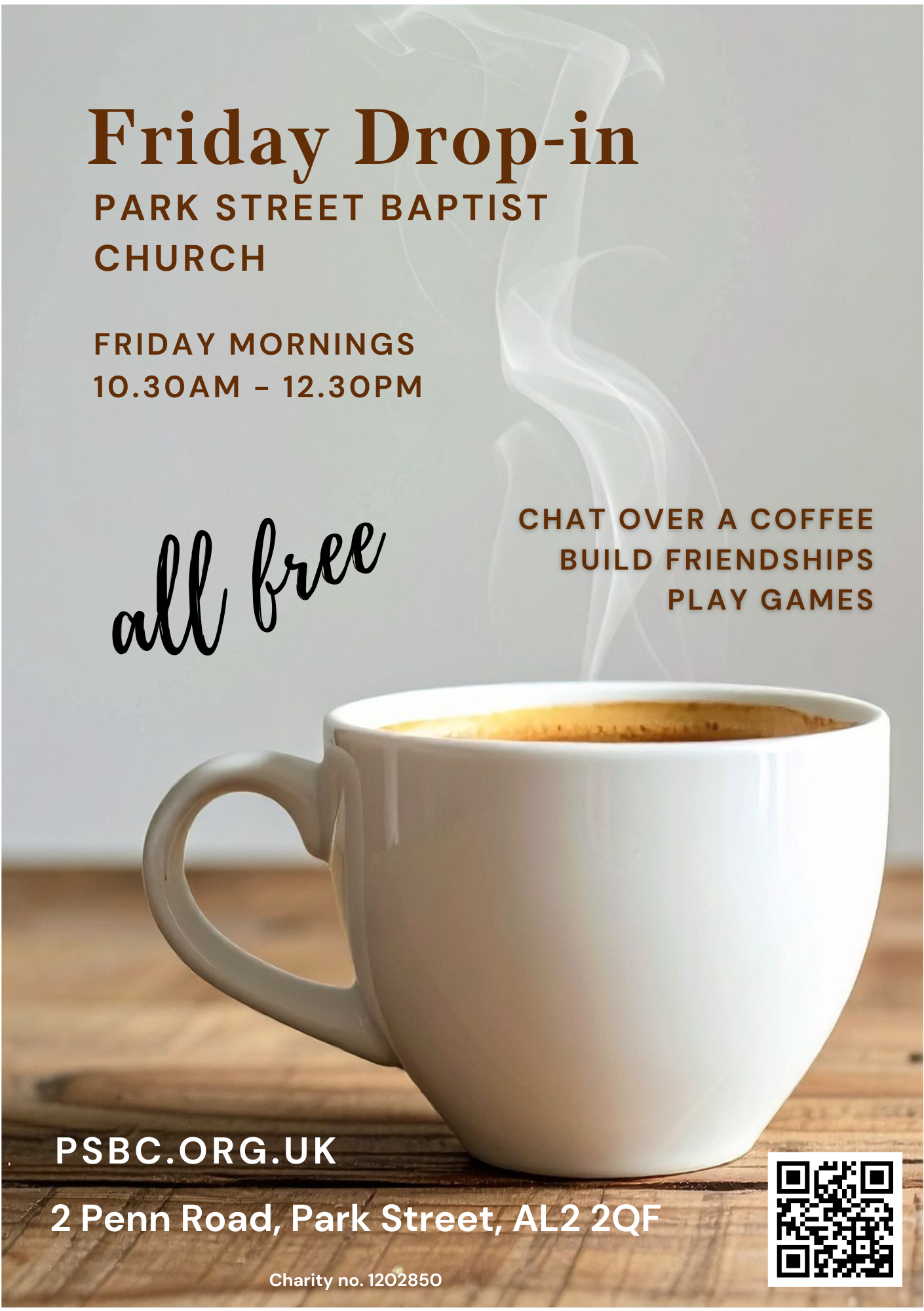 Friday Drop-in leaflet